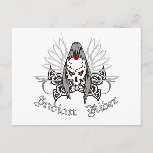 Carte Postale Indian Rider (Devant)