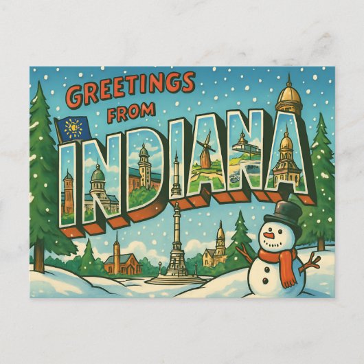 Carte postale INDIANA (Devant)