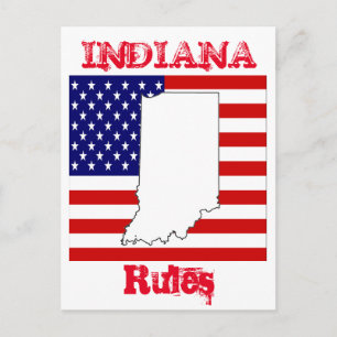 CARTE POSTALE INDIANA