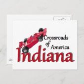 CARTE POSTALE INDIANA (Devant / Derrière)