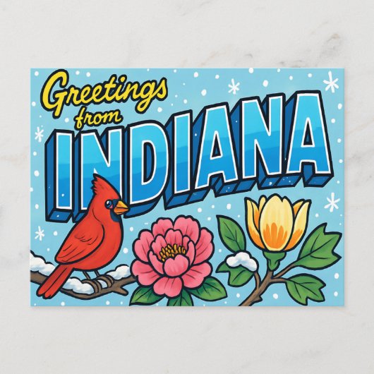 Carte postale INDIANA (Devant)