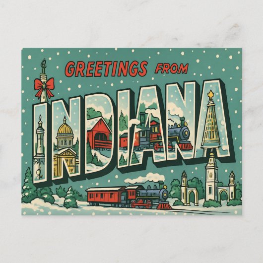 Carte postale INDIANA (Devant)