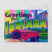 Carte postale Indiana (Devant)