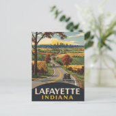 Carte Postale Indiana Lafayette Travel (Debout devant)