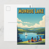Carte Postale Indiana Monroe Lake Travel (Devant / Derrière)