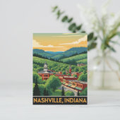 Carte Postale Indiana Nashville Travel (Debout devant)
