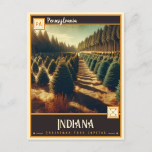 Carte Postale Indiana, Pennsylvanie   VINTAGE