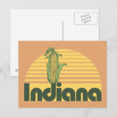 Carte Postale Indiana Rétro (Devant / Derrière)