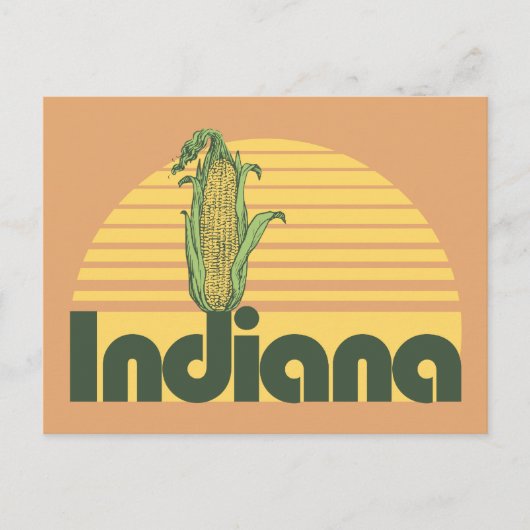 Carte Postale Indiana Rétro (Devant)