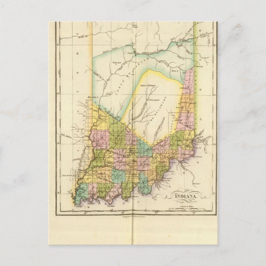 Carte Postale Indiana US (Devant)