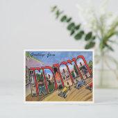 Carte postale Indiana vintage (Debout devant)