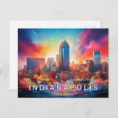 Carte Postale Indianapolis (Devant / Derrière)