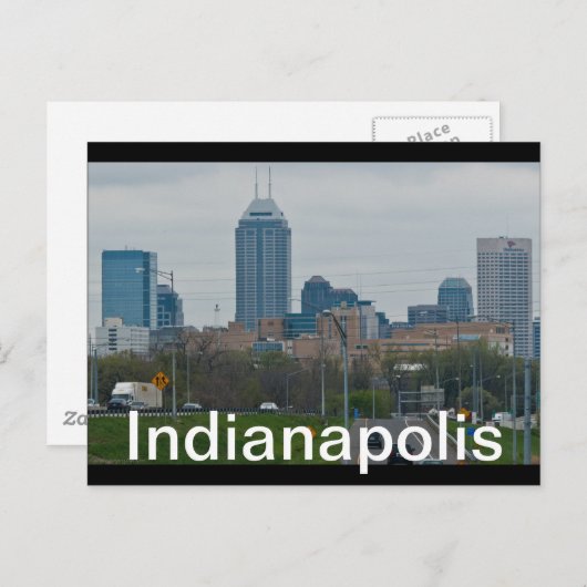 CARTE POSTALE INDIANAPOLIS (Devant / Derrière)