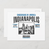 Carte Postale Indianapolis (Devant / Derrière)