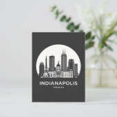 Carte Postale Indianapolis City Indiana (Debout devant)