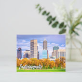 Carte Postale Indianapolis, Indiana, États-Unis (Debout devant)