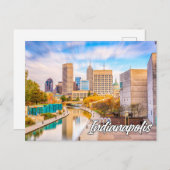 Carte Postale Indianapolis, Indiana, États-Unis (Devant / Derrière)