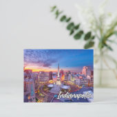 Carte Postale Indianapolis, Indiana, États-Unis (Debout devant)