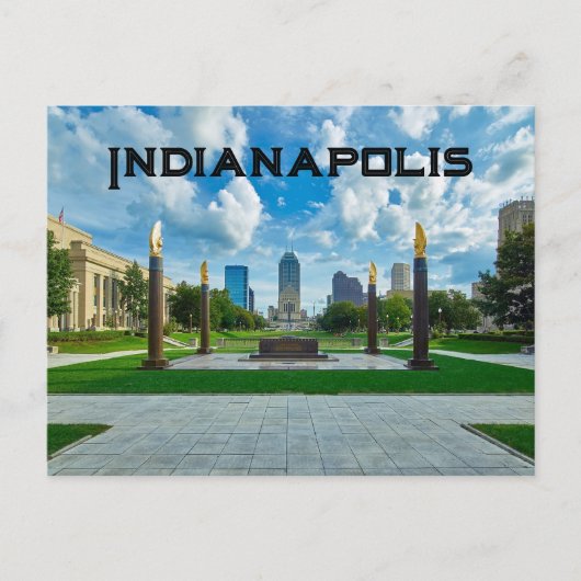 Carte Postale Indianapolis, Indiana, États-Unis (Devant)
