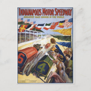 Carte Postale Indianapolis Motor Speedway Vintage