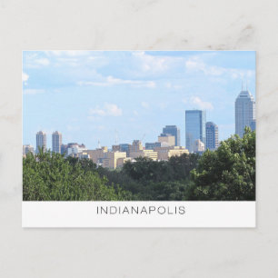Carte Postale Indianapolis Skyline Postcard