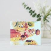 Carte Postale indica (Debout devant)