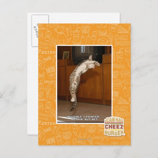 Carte Postale Indicateur 3 invisible (Devant / Derrière)