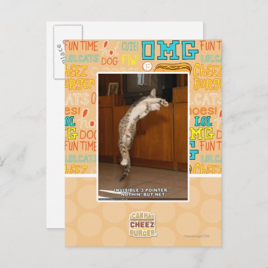 Carte Postale Indicateur 3 invisible (Devant / Derrière)