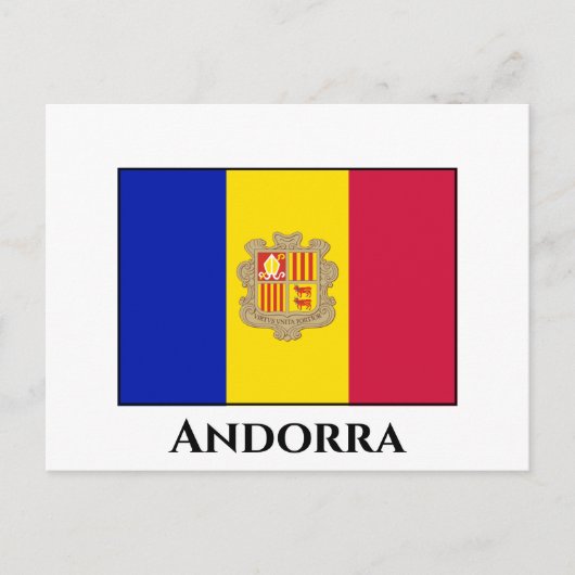Carte Postale Indicateur Andorre (Devant)