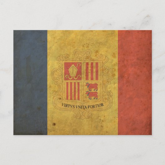 Carte Postale Indicateur Andorre vintage (Devant)