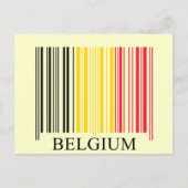 Carte Postale Indicateur Barcode Belgique (Devant)