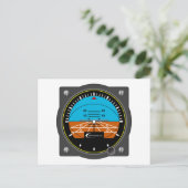 Carte Postale Indicateur d'attitude (Debout devant)