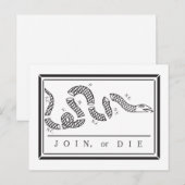 Carte Postale Indicateur de joindre ou de mourir (Devant / Derrière)