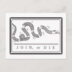Carte Postale Indicateur de joindre ou de mourir