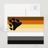 Carte Postale Indicateur de la fierté de l'ours de base (Devant / Derrière)