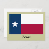 Carte Postale Indicateur d'état du Texas (Devant / Derrière)