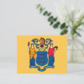 Carte Postale Indicateur du New Jersey (Debout devant)