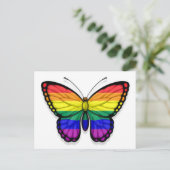 Carte Postale Indicateur Gay pride Arc-en-ciel (Debout devant)