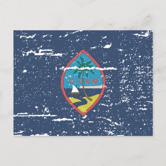 Carte Postale Indicateur GUAM vintage (Devant)