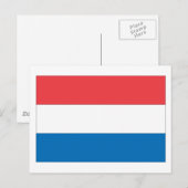 Carte Postale Indicateur Pays-Bas (Devant / Derrière)