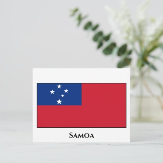 Carte Postale Indicateur Samoa (Debout devant)