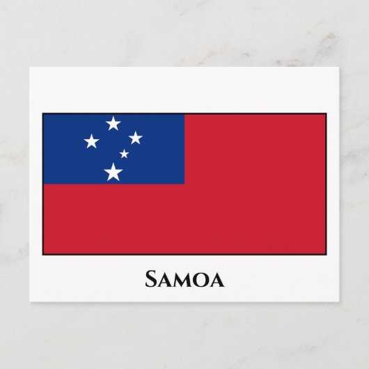 Carte Postale Indicateur Samoa (Devant)