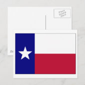 Carte Postale Indicateur Texas Lone Star (Devant / Derrière)