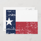 Carte Postale Indicateur TEXAS vintage (Devant / Derrière)