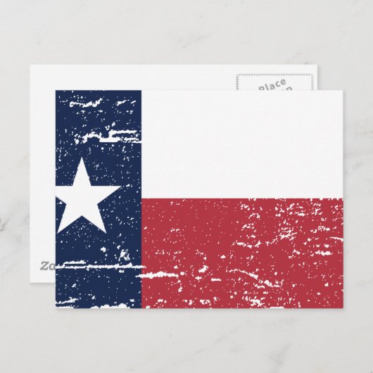 Carte Postale Indicateur TEXAS vintage (Devant / Derrière)