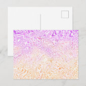 Carte Postale Indicateur Trippy Squiggly Boho Abstrait Trixic Pr (Devant / Derrière)