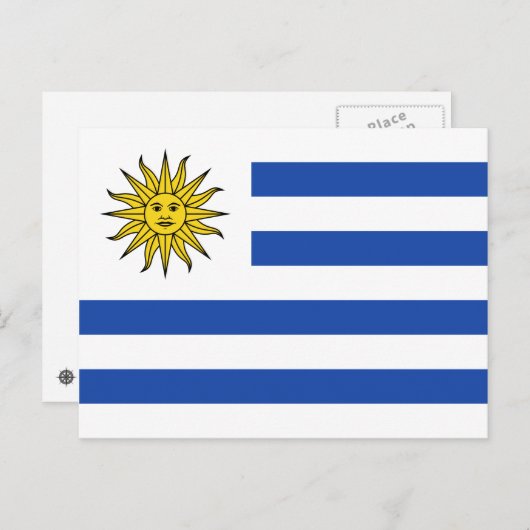 Carte postale Indicateur Uruguay (Devant / Derrière)