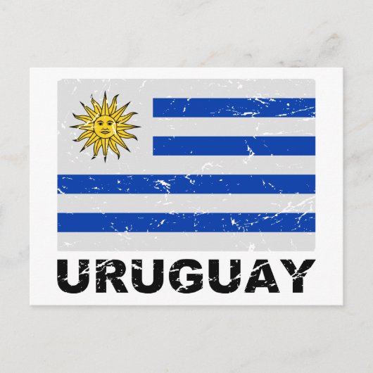 Carte Postale Indicateur Vintage Uruguay (Devant)