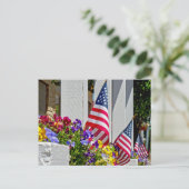 Carte Postale Indicateurs + Fleurs (Debout devant)