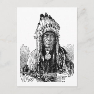 Carte Postale Indien américain